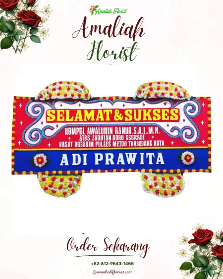Papan Bunga Ucapan Selamat Bukik Barisan